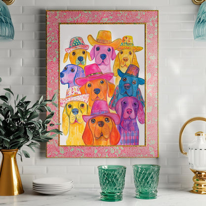 Colorful Dog Print