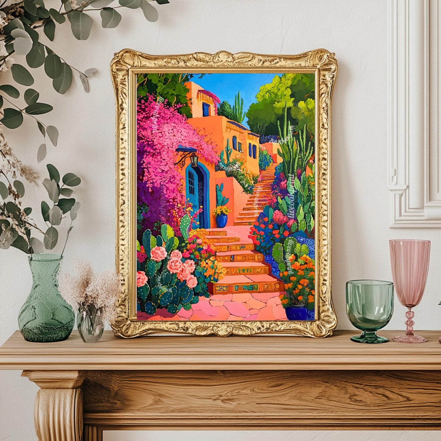 Vintage Mexican Art Print