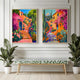 Set Of 2 Mexican Wall Art