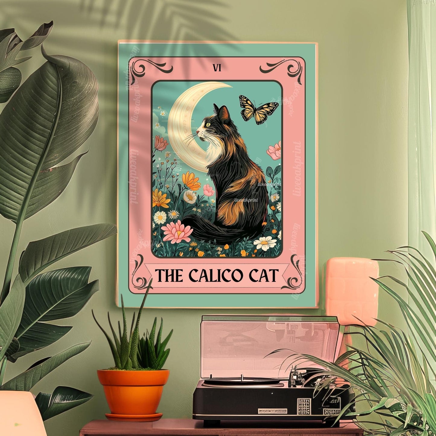Calico Cat Art Print – Calico Wall Art