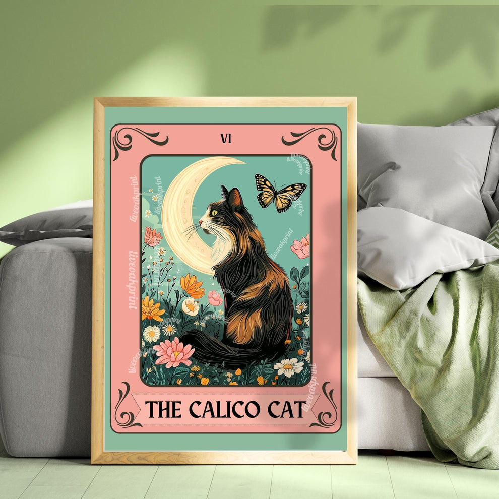 Calico Cat Art Print – Calico Wall Art