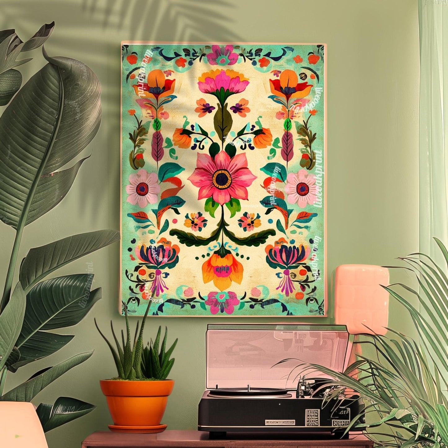 Mexican Folk Art Print