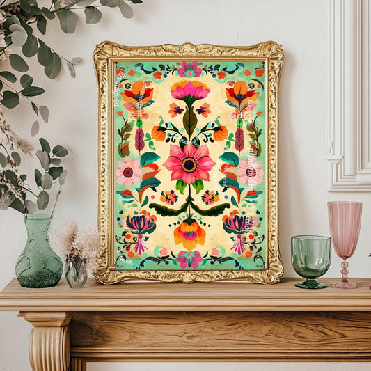 Mexican Folk Art Print