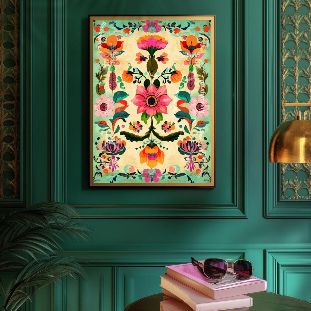 Mexican Folk Art Print