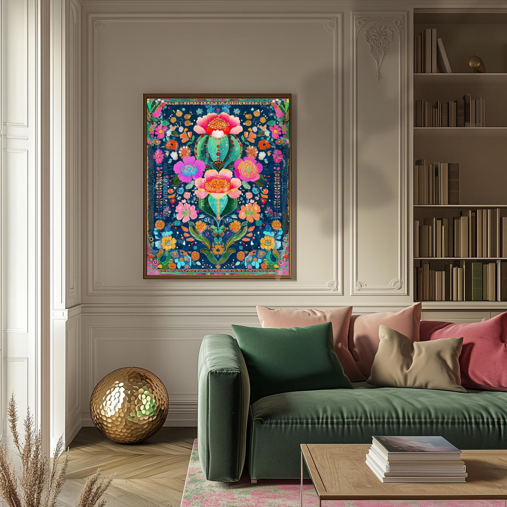 Maximalist Cactus Wall Art