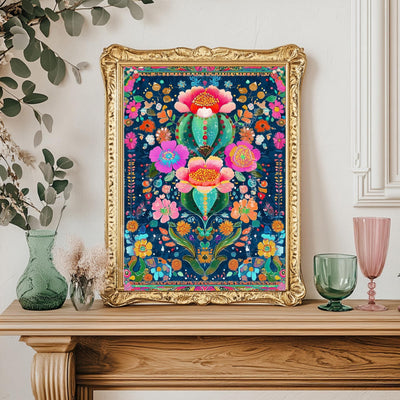 Maximalist Cactus Wall Art