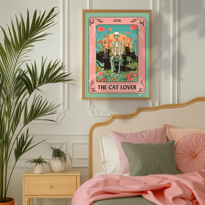 The Cat Lover Tarot Card