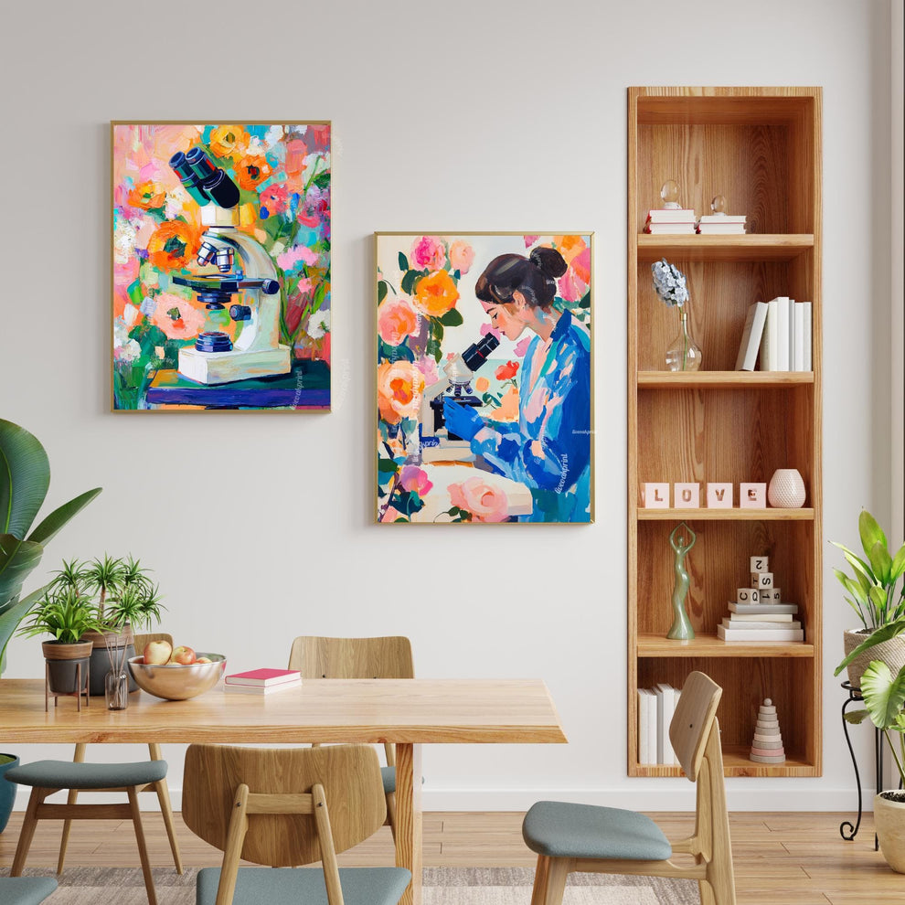 Women In Science Art Print