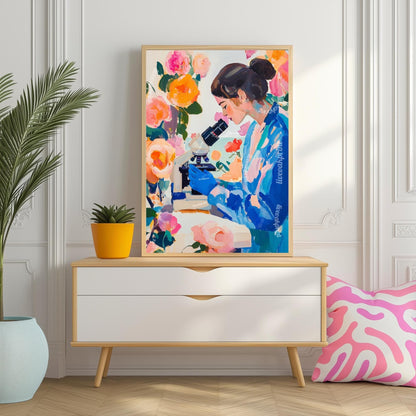 Women In Science Art Print