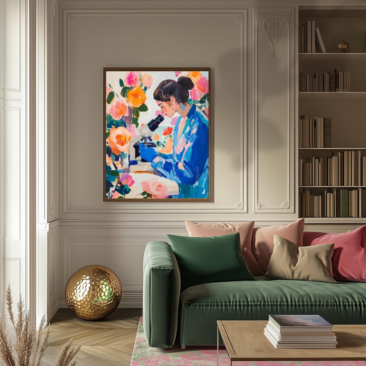 Women In Science Art Print