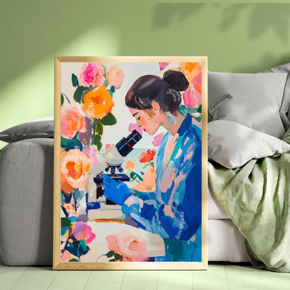 Women In Science Art Print