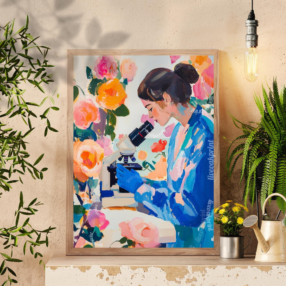 Women In Science Art Print