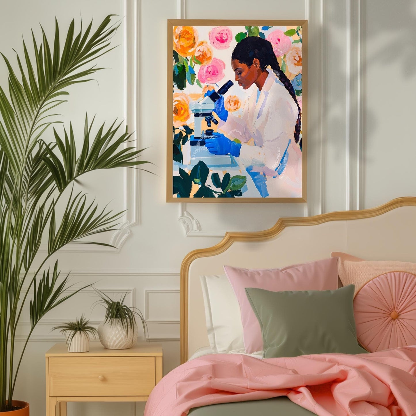 Women Scientist Art Print