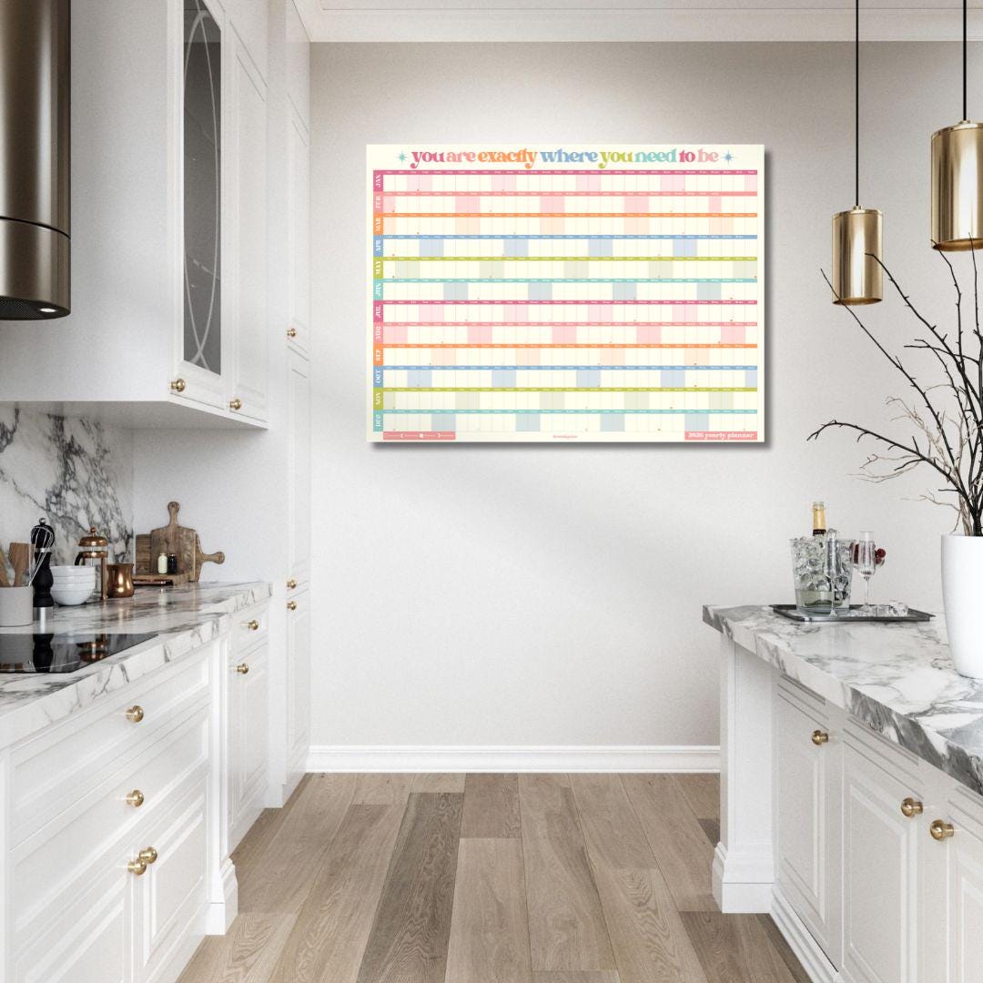 2026 Wall Planner: You Are Exactly Where You Need To Be