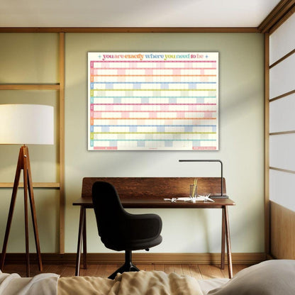 Colorful 2026 Year Wall Planner