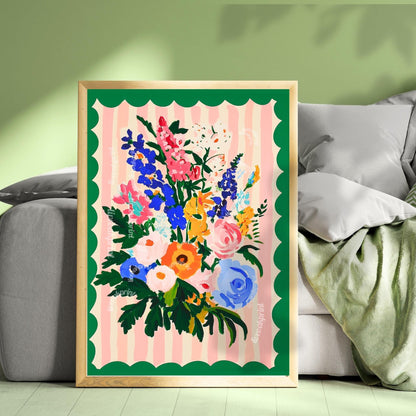 Colorful Floral Wall Art