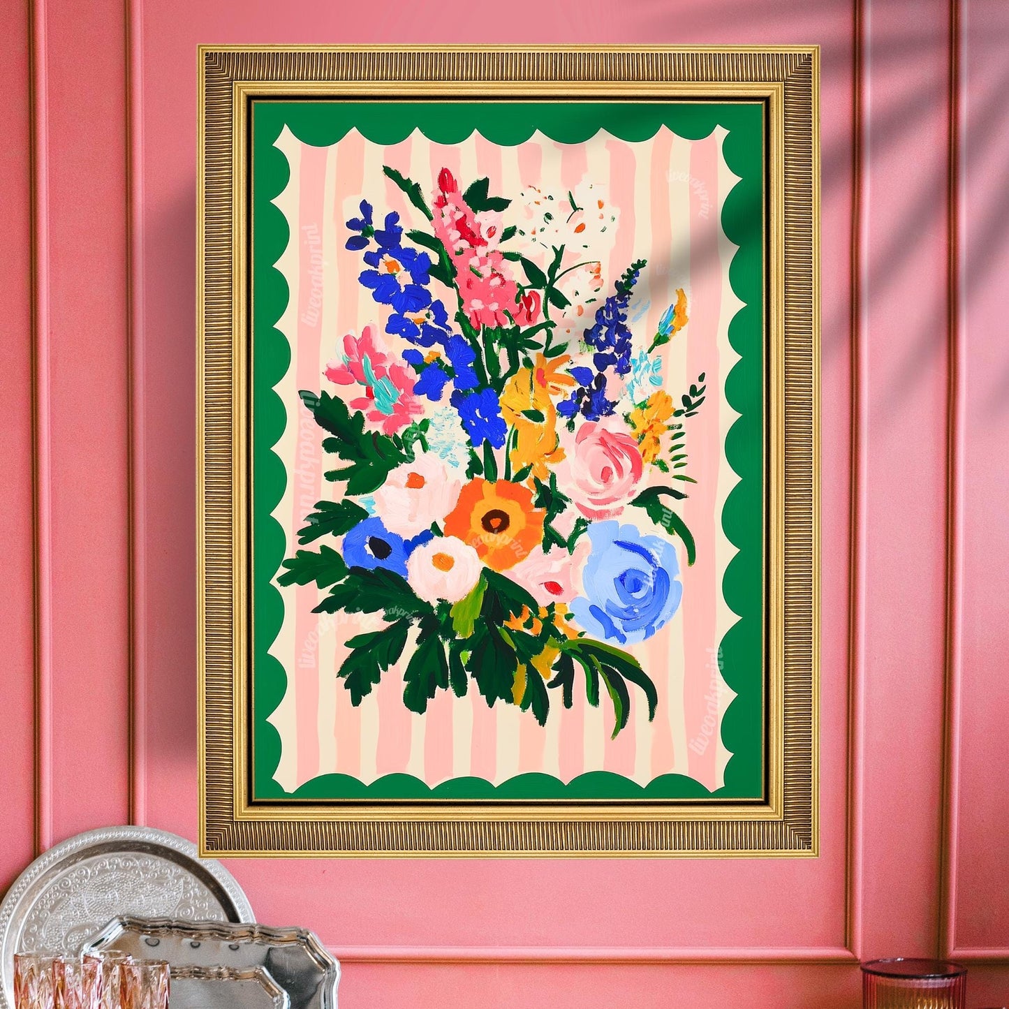 Colorful Floral Wall Art