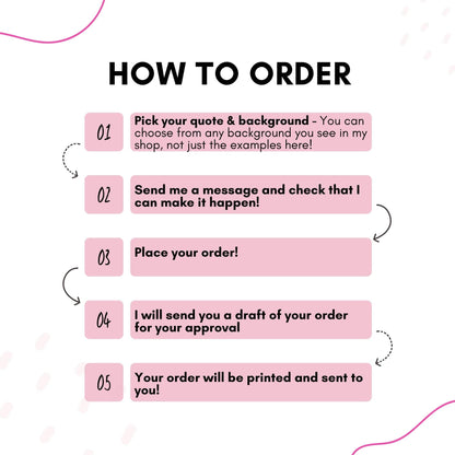 Custom Quote Wall Art