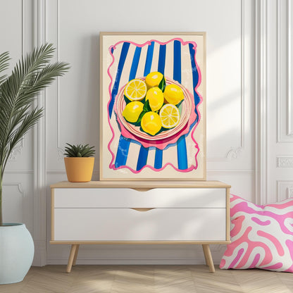 Lemons Art Print