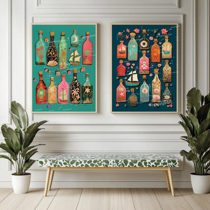 Set Of Two Coastal Prints