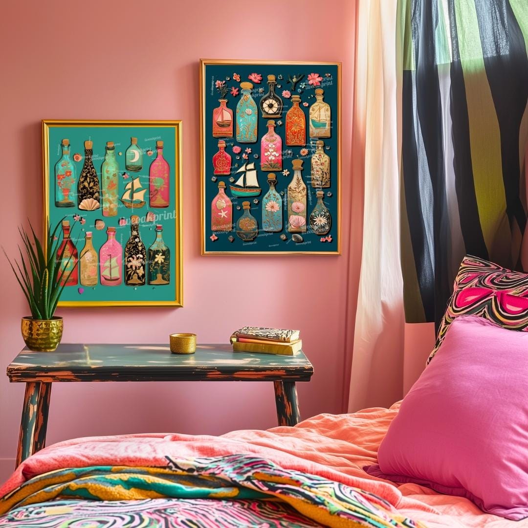 Set Of Two Coastal Prints
