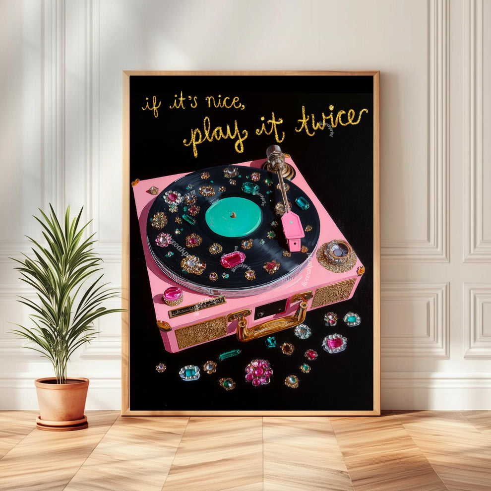 If Its Nice Play It Twice Poster