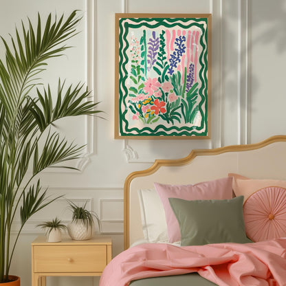 Dopamine Decor Flowers Art Print