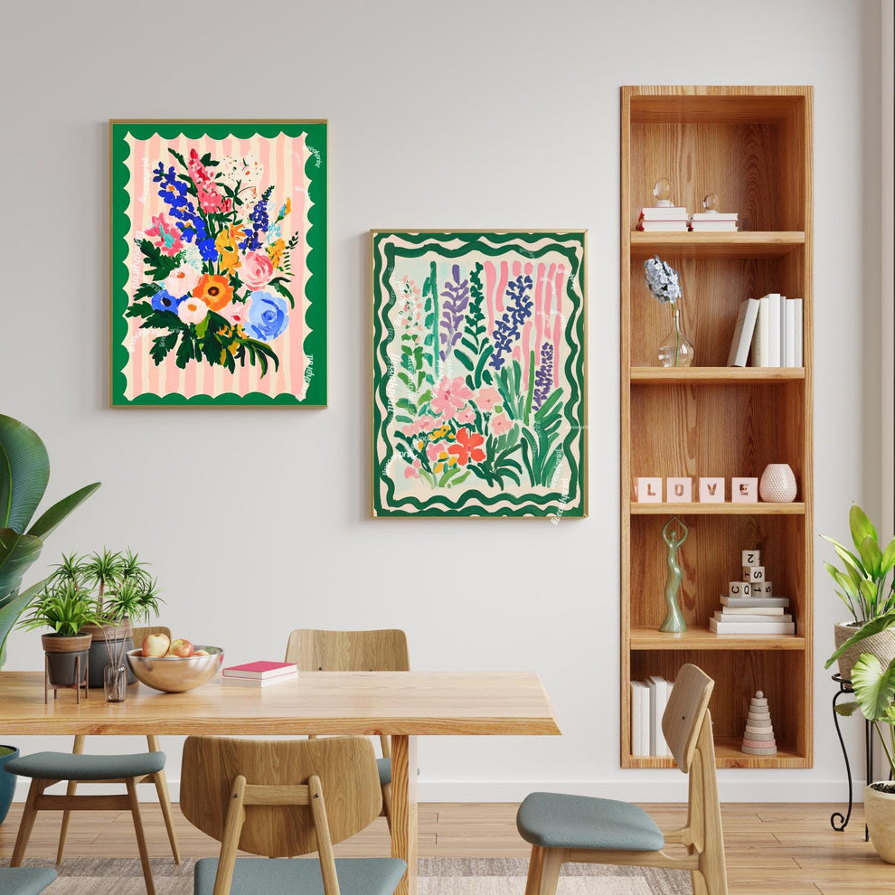 Dopamine Decor Flowers Art Print