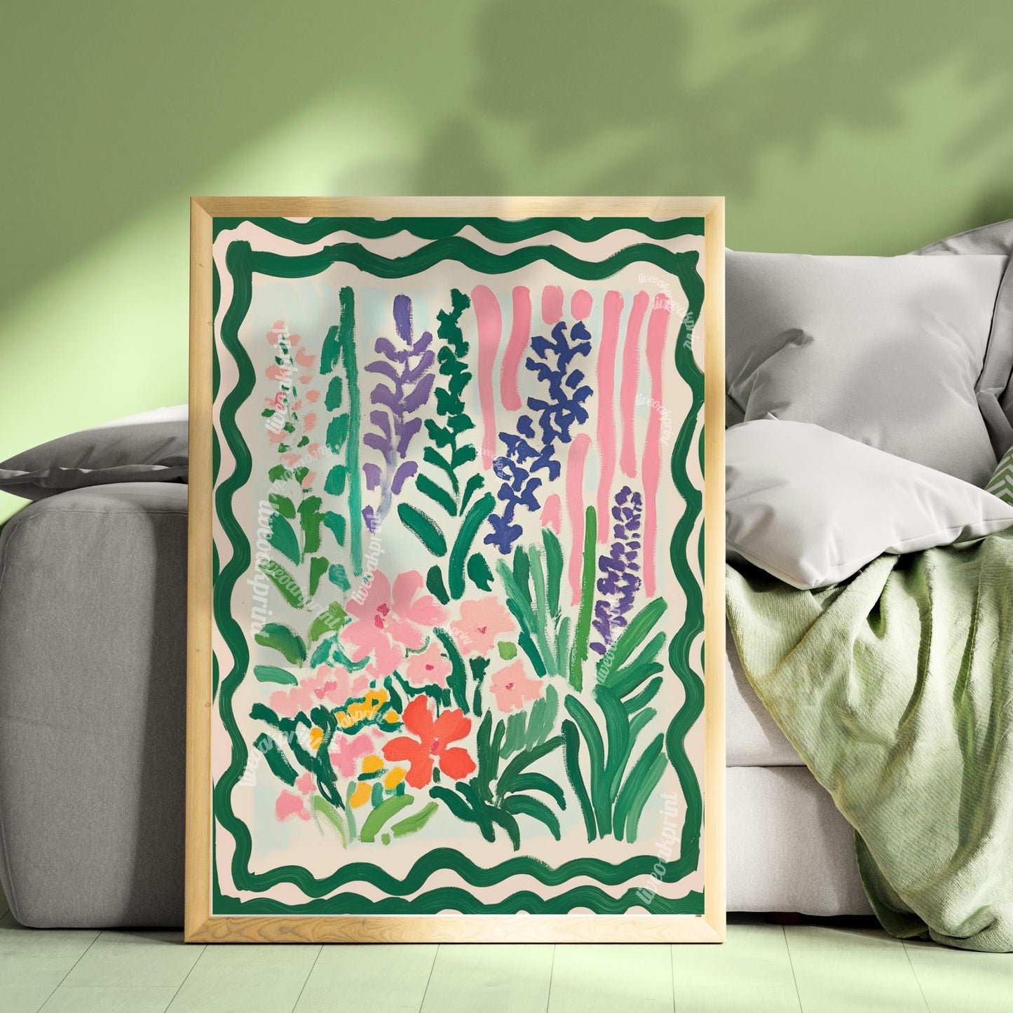 Dopamine Decor Flowers Art Print