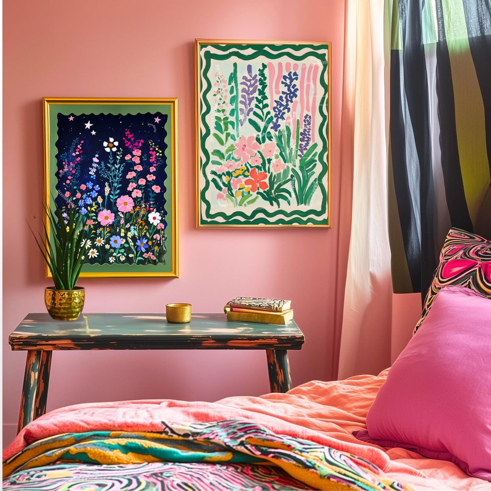 Dopamine Decor Flowers Art Print