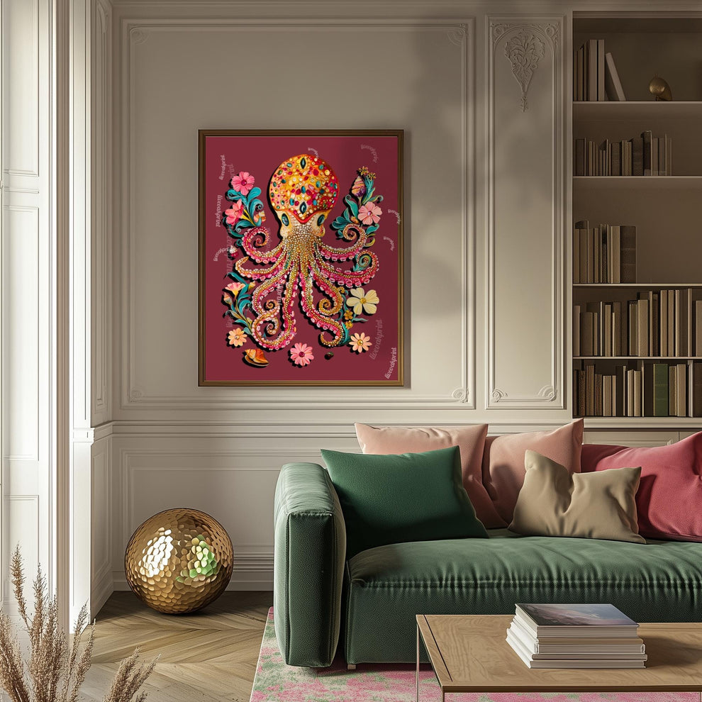 Octopus Art Print