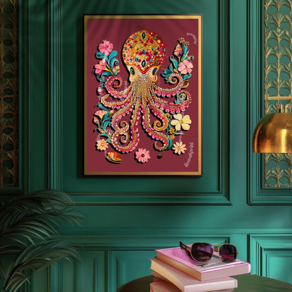 Octopus Art Print