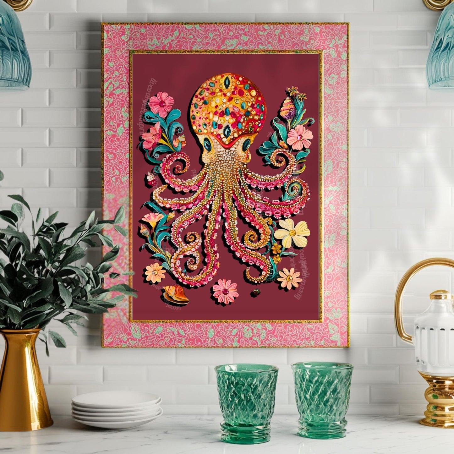 Octopus Art Print