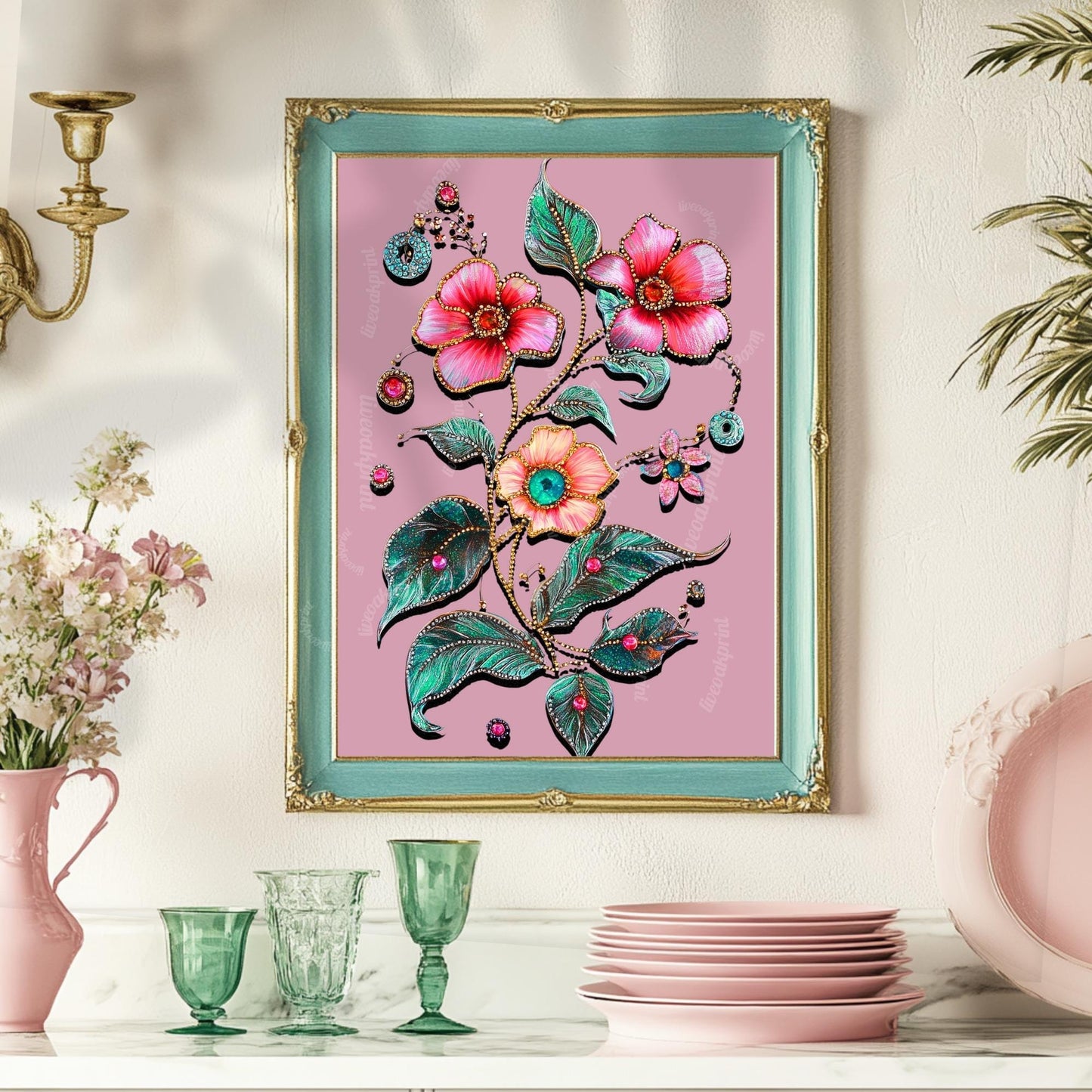 Mauve Art Print