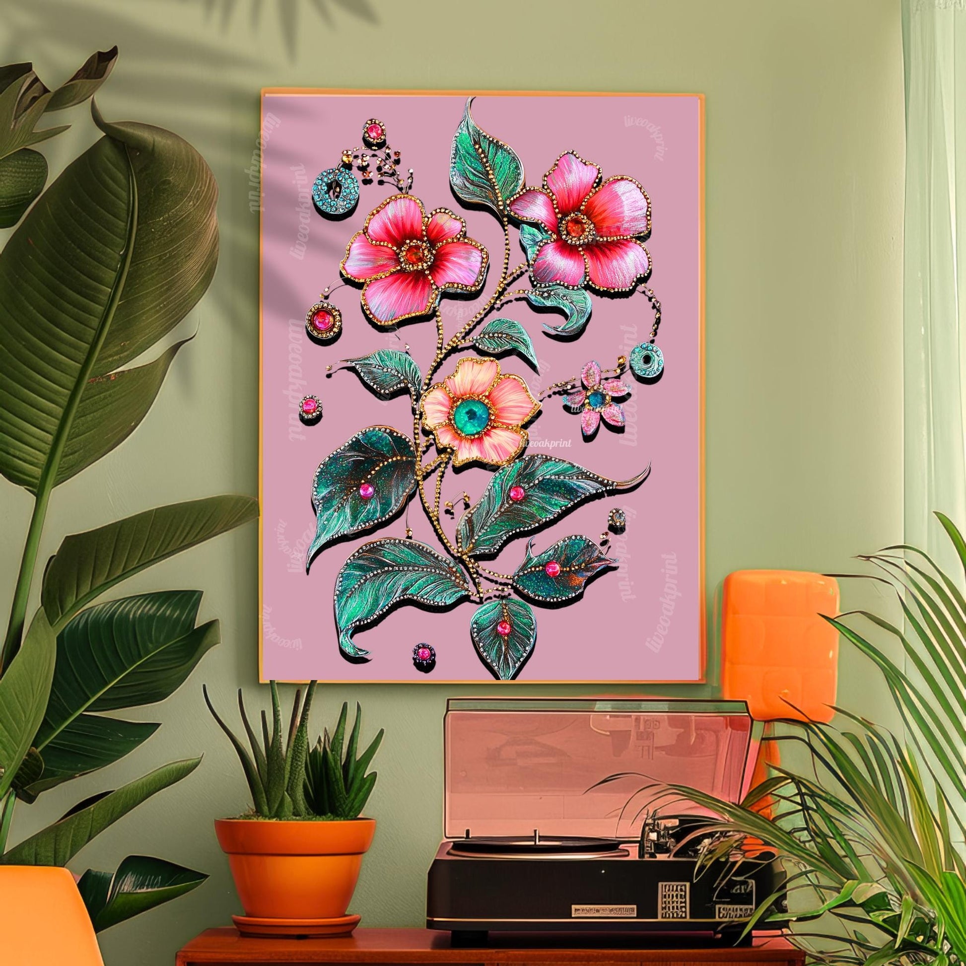 Mauve Art Print