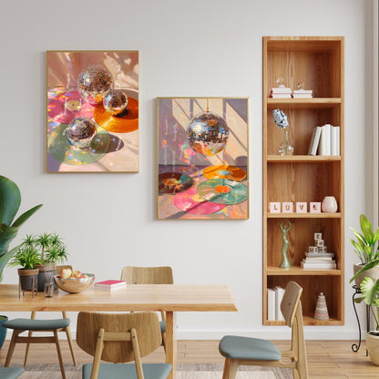 Colorful Records Print