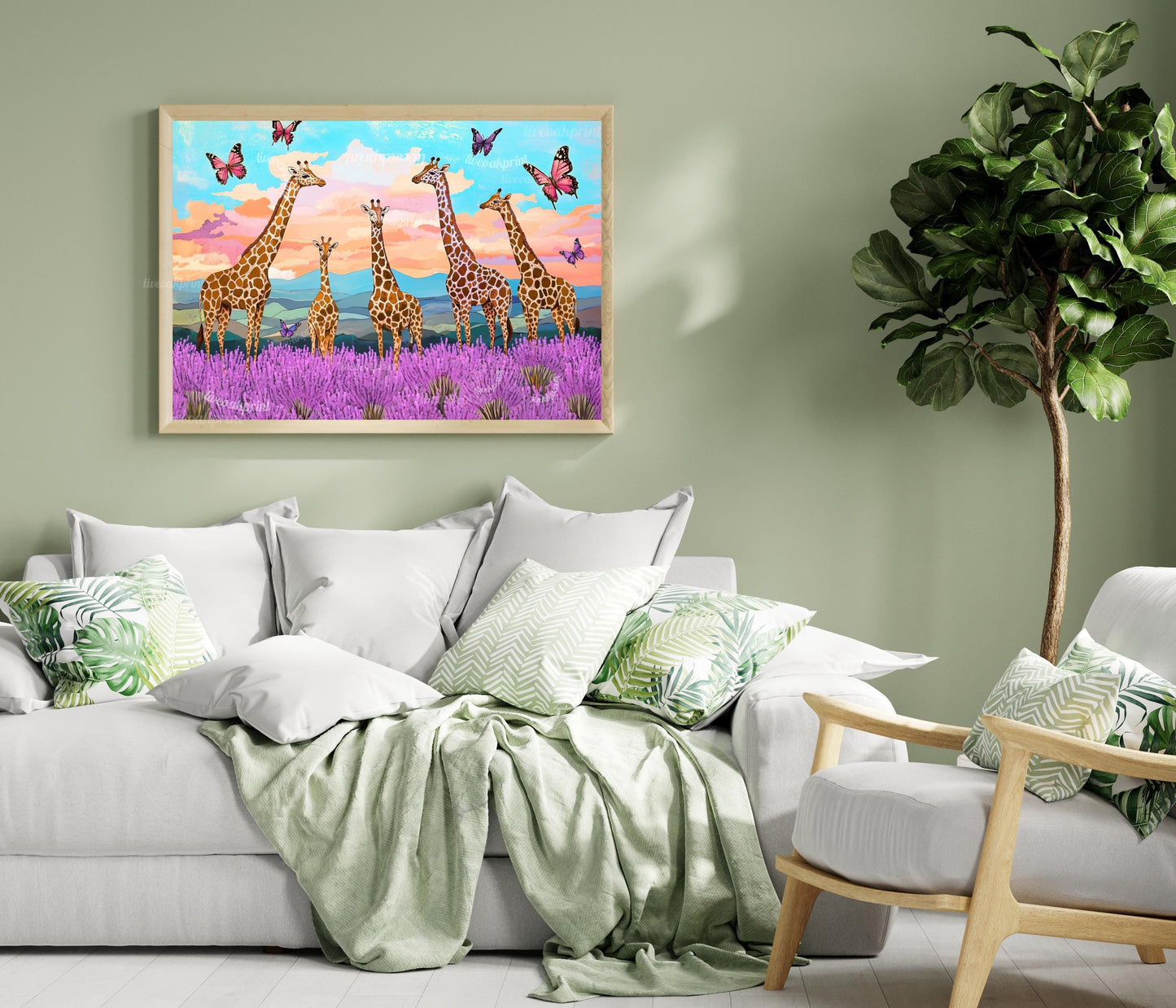 Giraffe Art Print