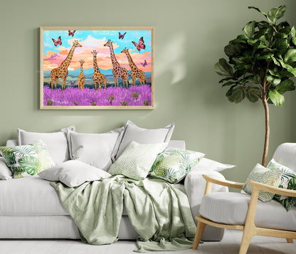 Giraffe Art Print