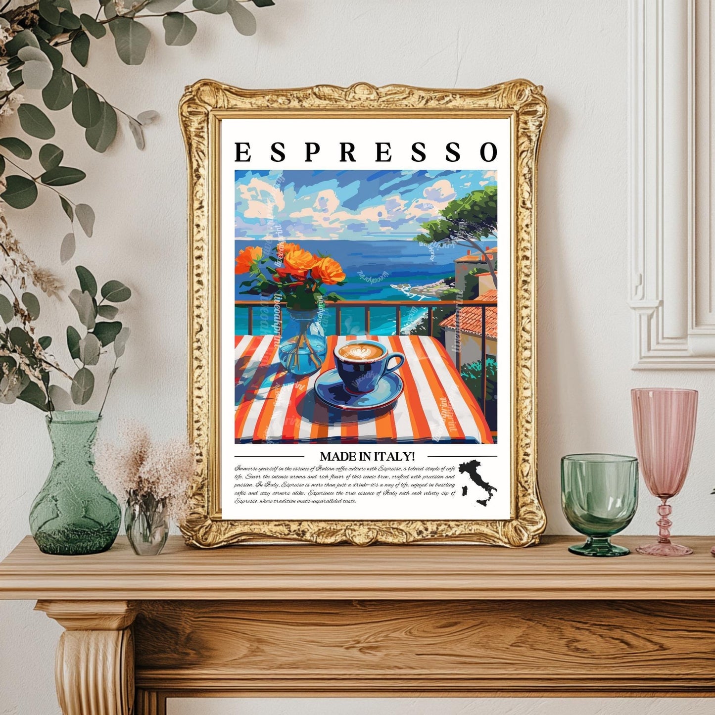 Italian Espresso Wall Art