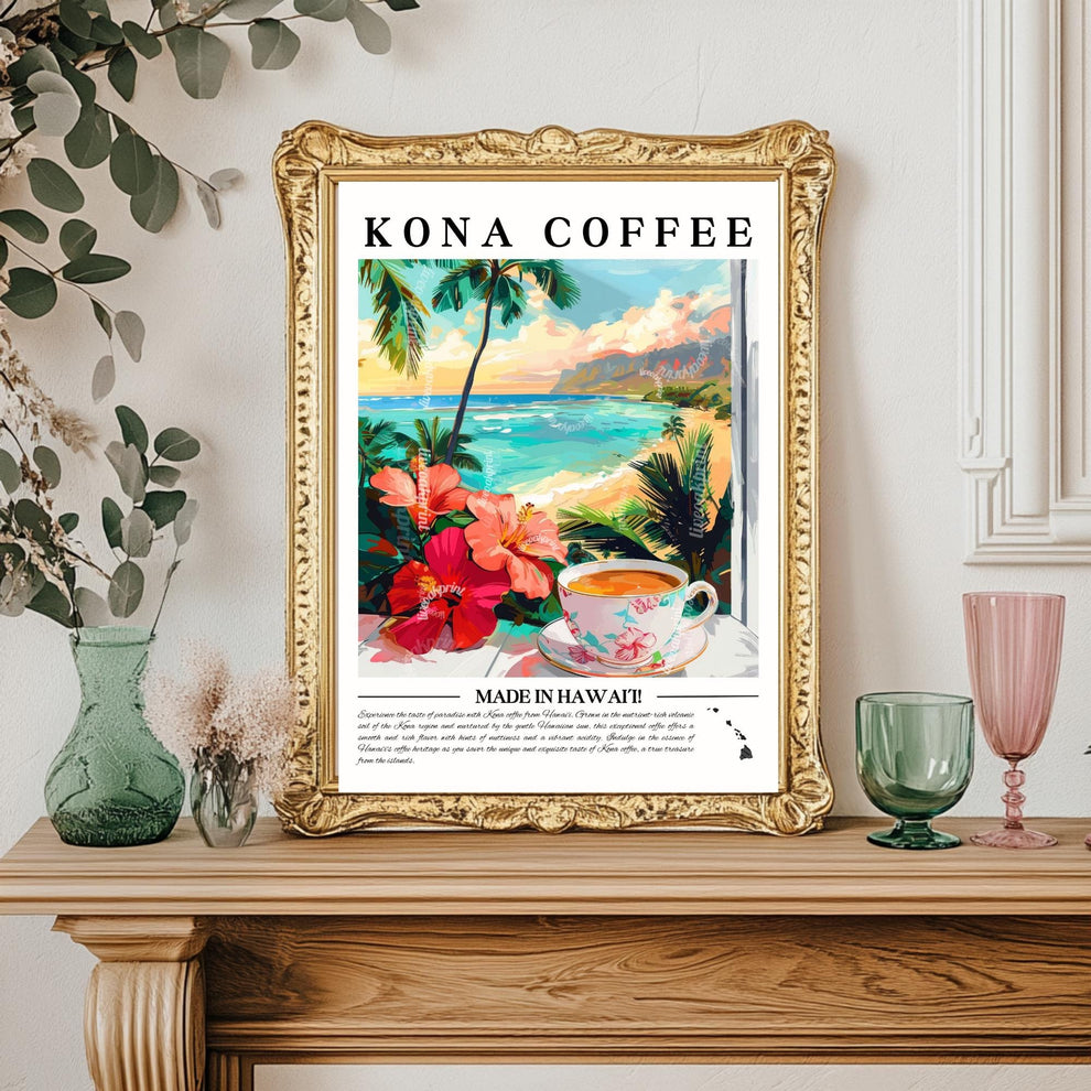 Kona Coffee Wall Art