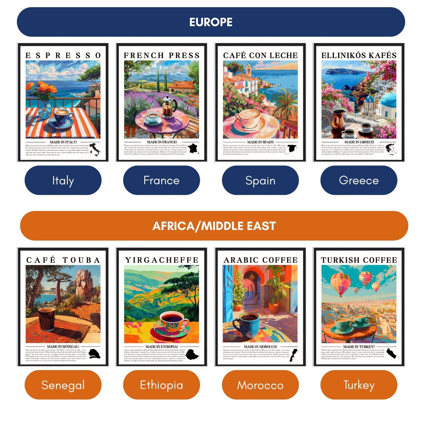 Café con Leche Wall Art