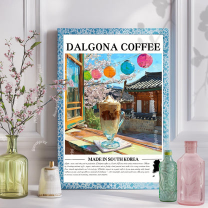 Dalgona Coffee Wall Art