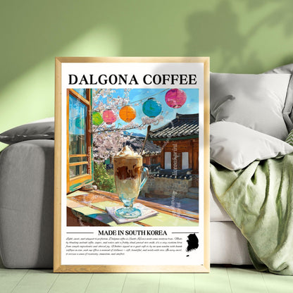 Dalgona Coffee Wall Art