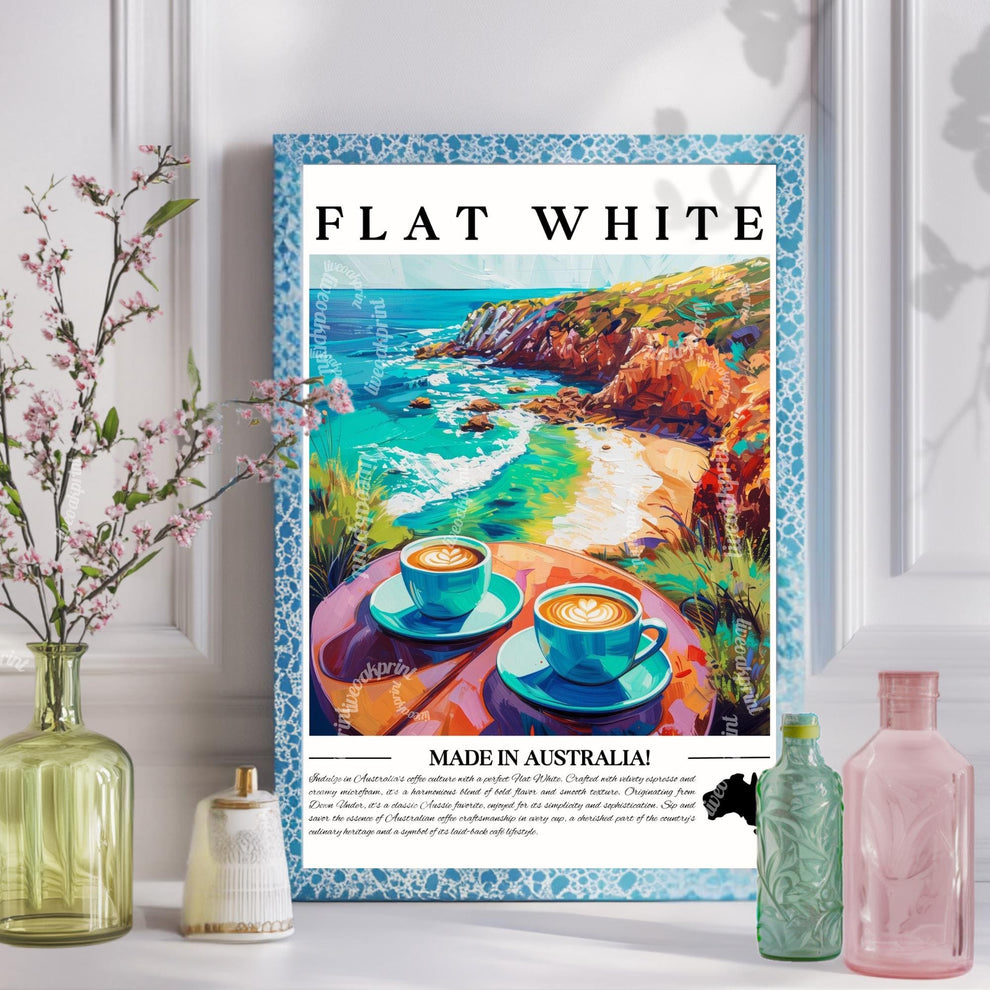 Flat White Wall Art