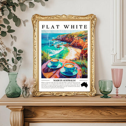Flat White Wall Art