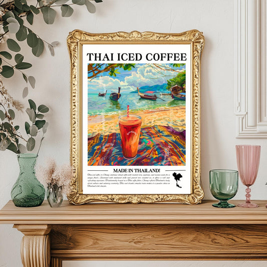 Thai Iced Coffee Wall Art