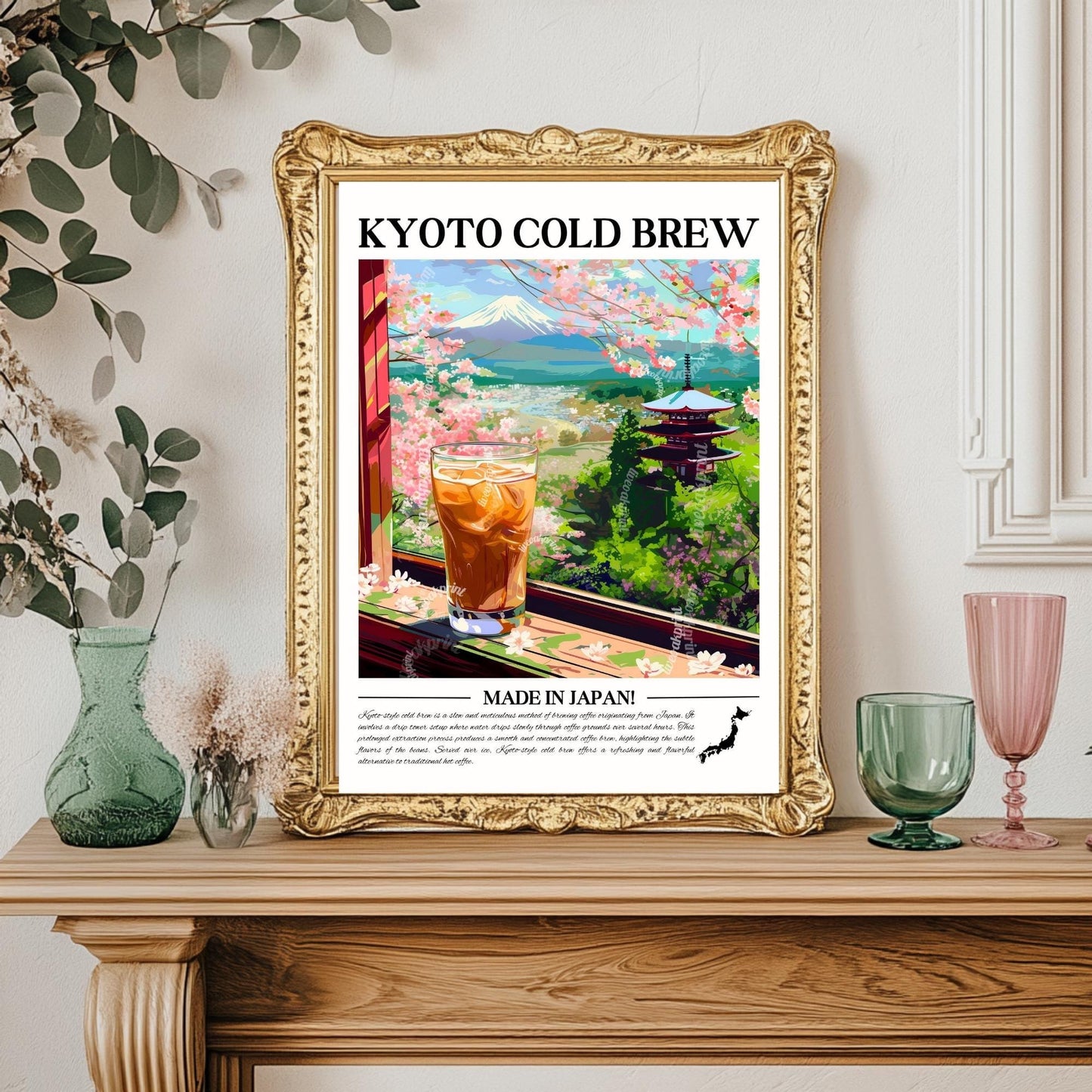 Kyoto Cold Brew Art Print