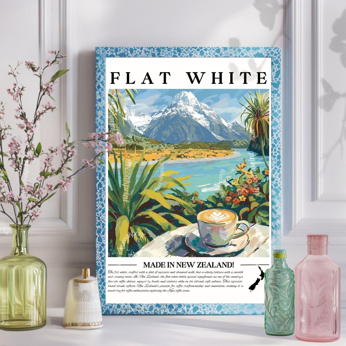 Flat White Coffee Wall Art