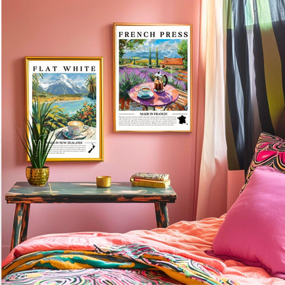 Flat White Coffee Wall Art