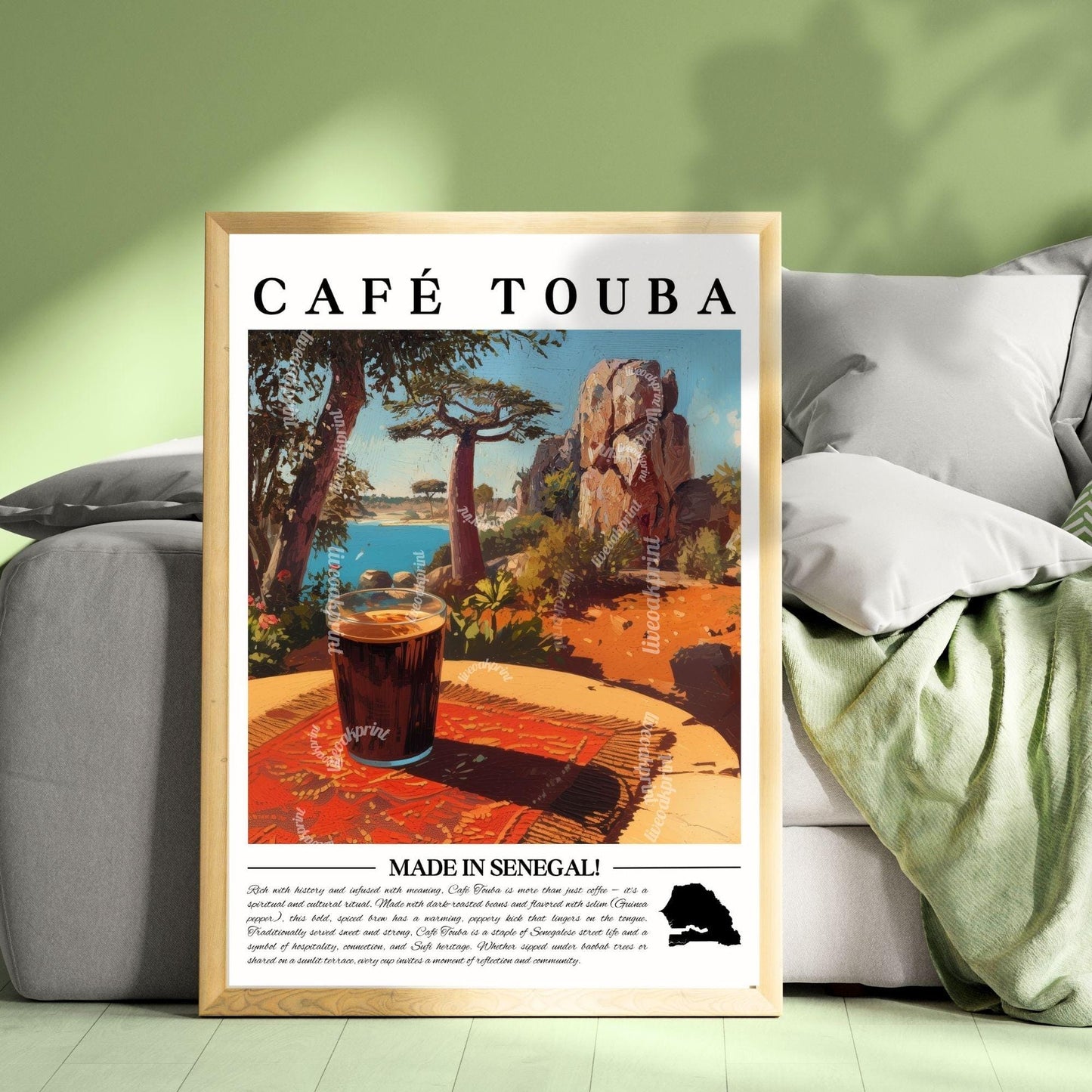 Café Touba Wall Art